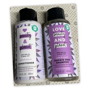 Love Beauty And Planet Hemp Seed Oil & Nana Leaf Shampoo & Conditioner